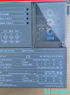 ABB软启动器22kw 1SFA892004R1002议价