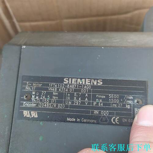 1FT6102-8AB71-1AG0西门子伺服电机议价