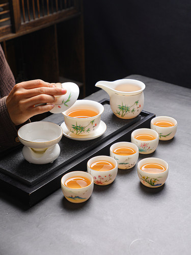 功夫茶具套装国风厚胎防烫手