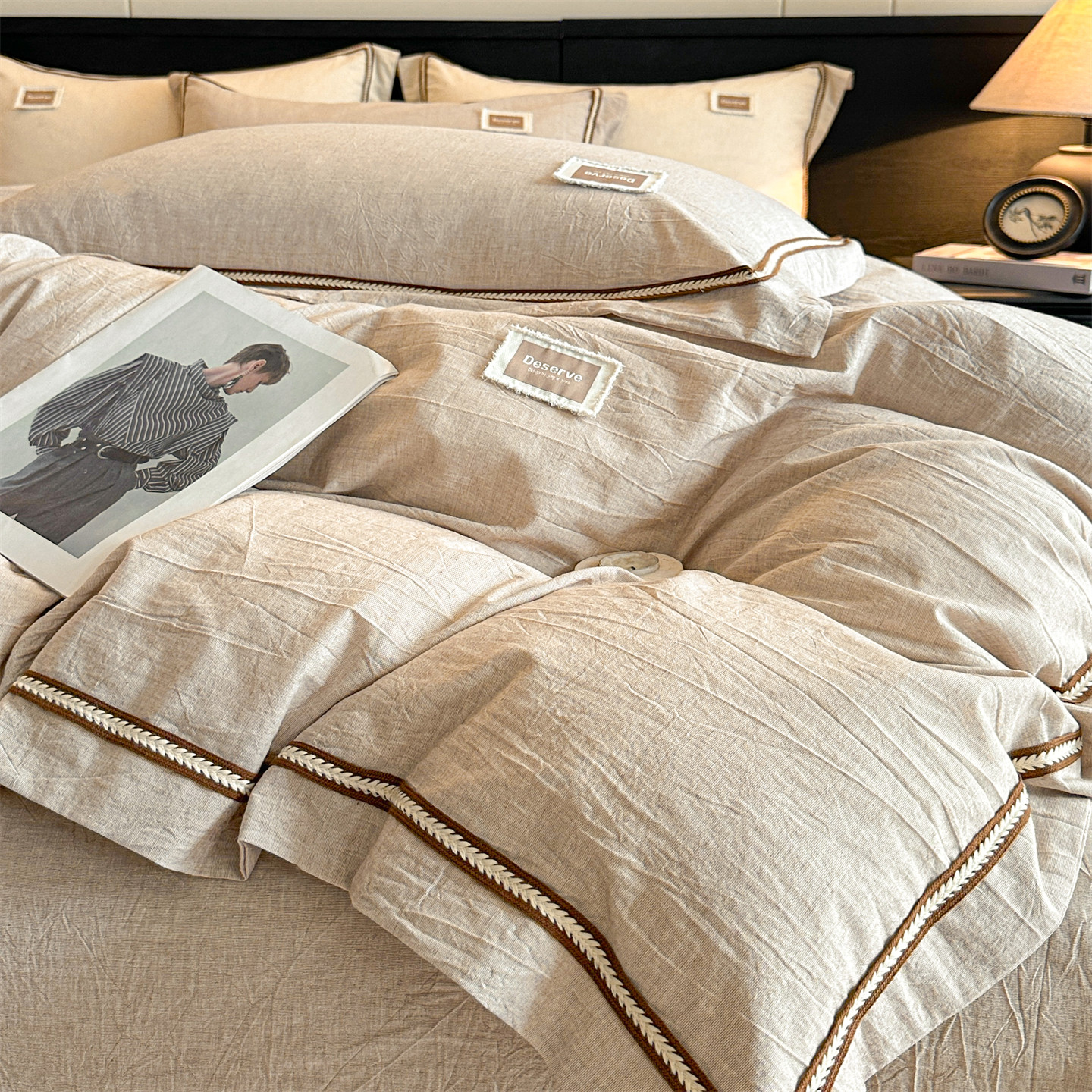 A类全棉简约轻奢全棉四件套