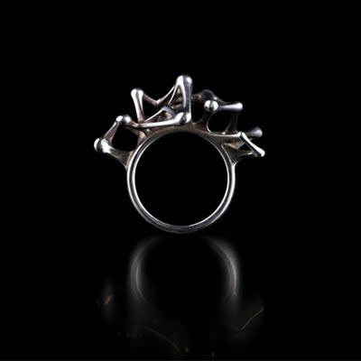 纯银戒指手工定制女小众设计轻奢高级感气质大气男款2025新款爆款