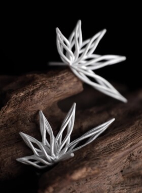 Nemo饰界原创纯银耳钉耳夹高级感气质女款银饰小众设计感定制首饰