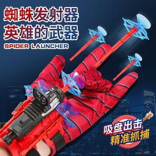 2025年超火玩具蜘蛛侠发射器儿童玩具软弹枪小男孩子侠黑科技吐丝