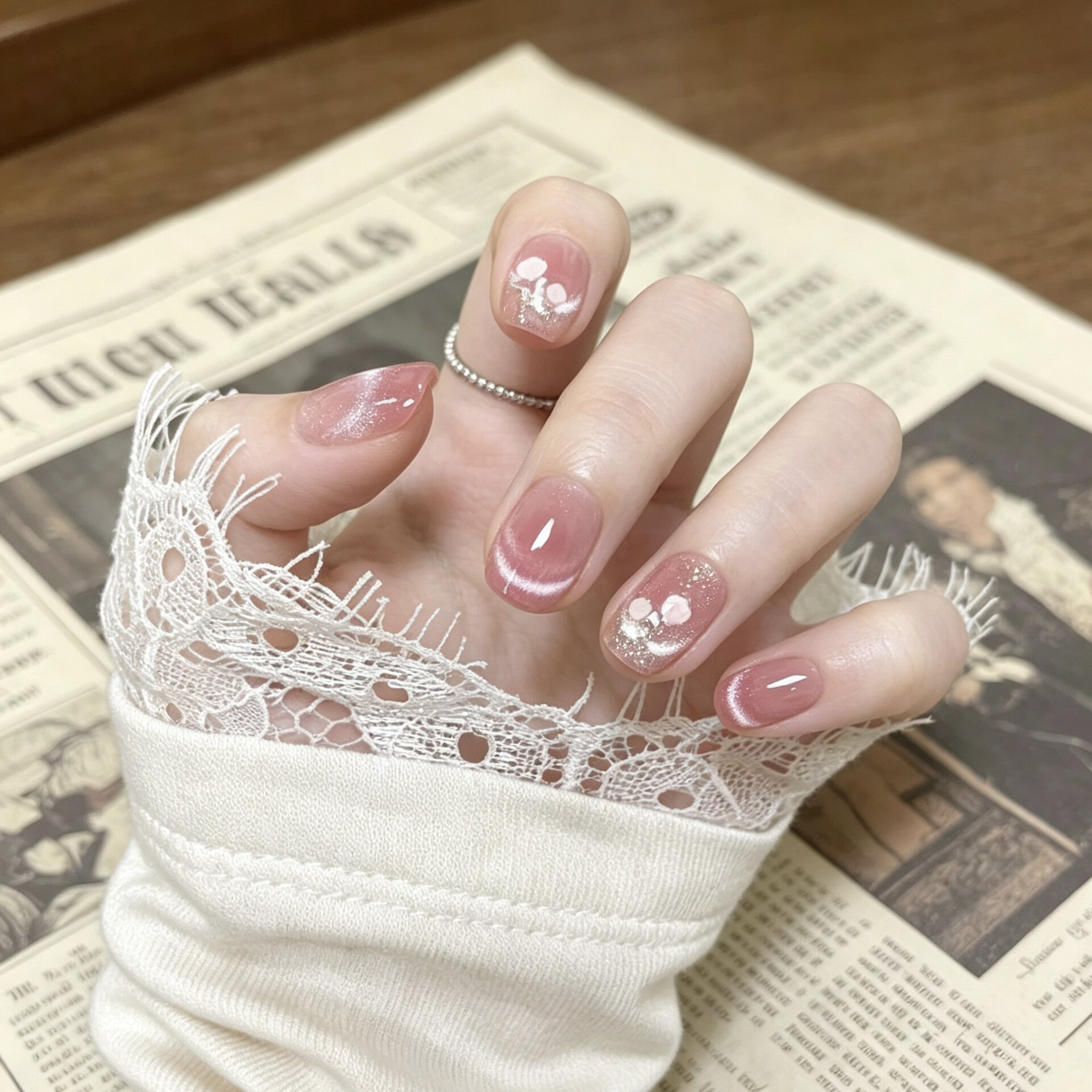 穿戴甲美甲2026新款指甲显白贴片