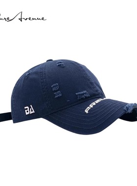 【正品现货】Bure Avenue嘻哈棒球帽子帽檐字母刺绣鸭舌帽男女潮
