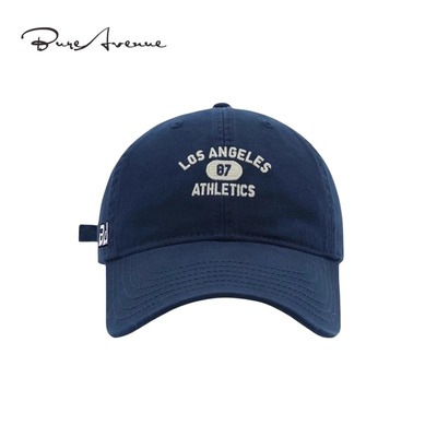【正品现货】Bure Avenue字母刺绣棒球帽子软顶弯檐鸭舌帽男女潮