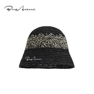 【正品现货】Bure Avenue草编镂空水桶渔夫帽子百搭遮阳盆帽女潮