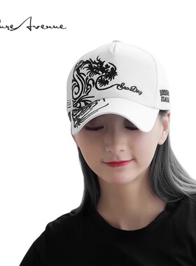 【官方正品】Bure Avenue显脸小绣龙棒球帽子春夏季鸭舌帽男女潮