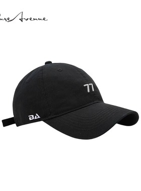 【正品现货】Bure Avenue春夏77刺绣棒球帽遮阳防晒鸭舌帽子男女