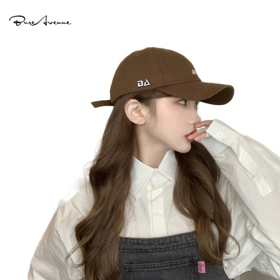 Bure Avenue棒球帽潮牌简约字母棒球鸭舌帽日系防晒遮阳百搭帽子