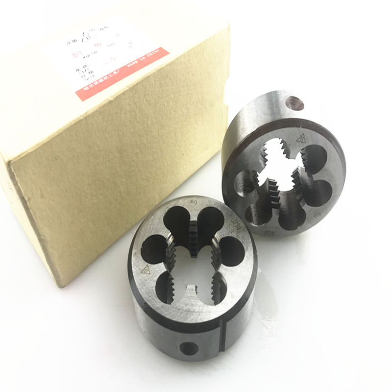 杭州二圈 左旋板牙 合金钢圆板反丝 倒牙细牙m3m4m5m6m8m10m12m20