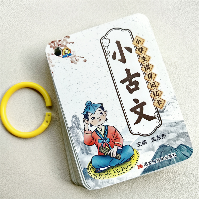 静泊文化小学生读背记忆卡