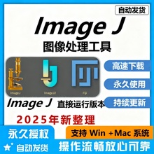ImageJ/Fiji 图像处理软件win+Mac送视频教程 灰度分析荧光计数