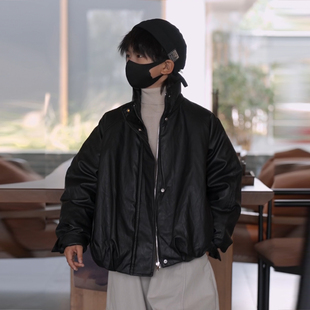 潮 装 男童皮衣外套2025新款 中大儿童棉服棉袄加厚夹克上衣男孩冬季