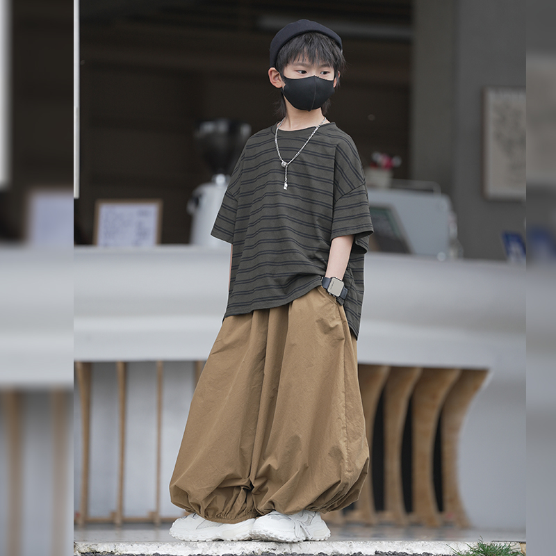 乐比妙妙屋时尚宽松灯笼裤