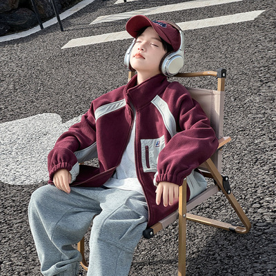 乐比妙妙屋时髦摇粒绒外套