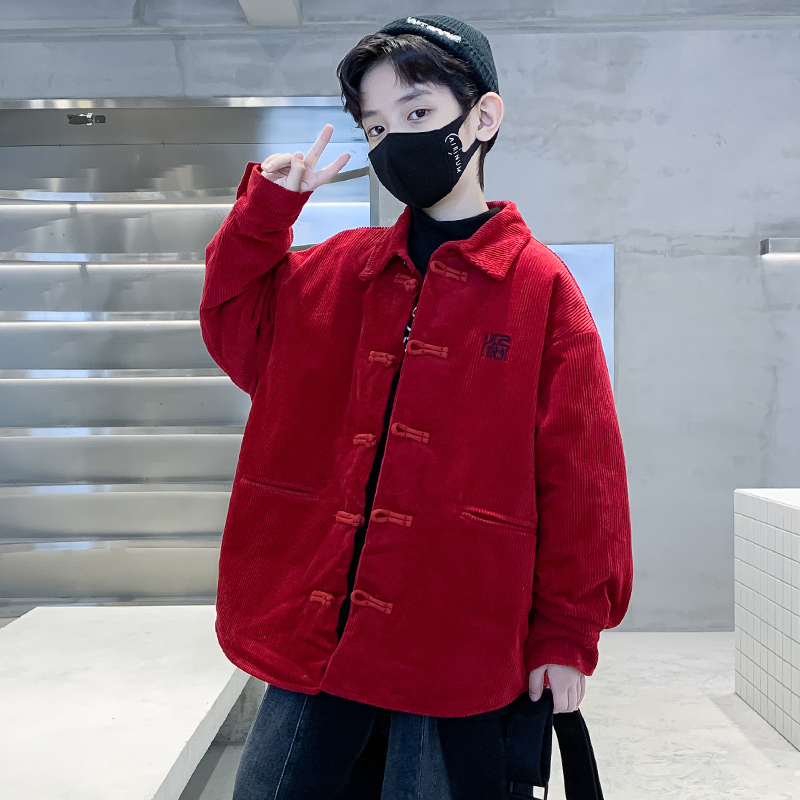 男童外套秋冬款2025新款儿童