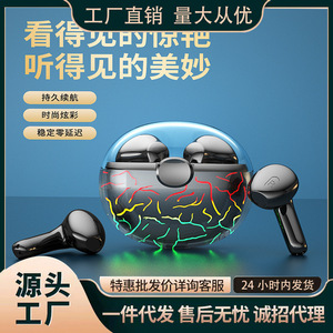 无线tws蓝牙耳机双耳入耳式立体声高音质炫彩太空仓蓝牙耳机