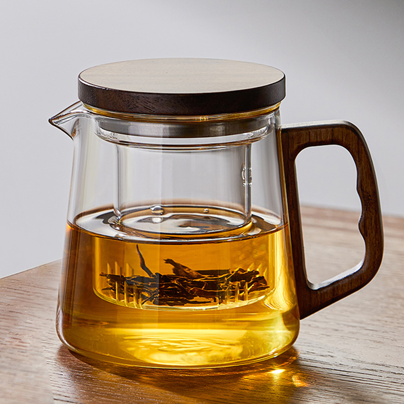 玻璃茶壶泡茶家用加厚耐高温茶具泡茶壶2025新款茶水分离单壶茶杯