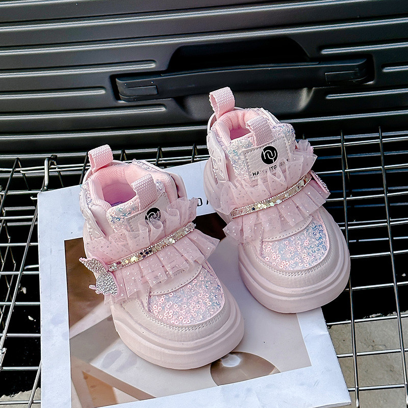 女童鞋子2024新款秋冬女宝宝公主鞋软底小香风运动鞋儿童高帮板鞋,童鞋/婴儿鞋/亲子鞋,运动鞋,淘宝优惠券,粉丝福利购,淘宝优惠卷