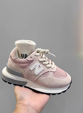 女童鞋子2025冬季新款儿童鞋男童n字老爹鞋女宝宝网鞋儿童运动鞋