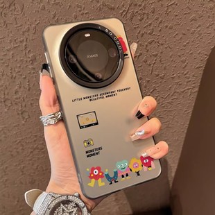 小怪兽适用vivoX200手机壳100S防摔X90x80磨砂情侣y300pro卡通y200Y100y78y77y35网红ins风s19s18s17s15e硬壳