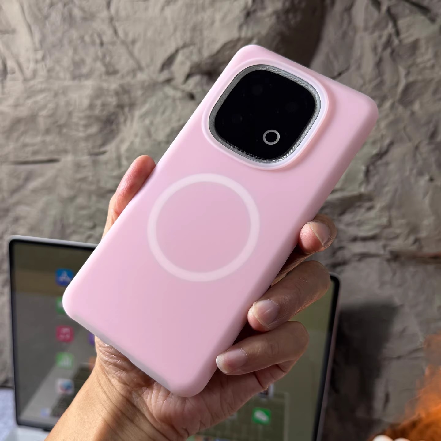 baby粉磁吸果冻液态硅胶适用OPPOFindx9手机壳X9Pro亲肤软糯感X8S+/X8U全包镜头Reno14高级感13女一加13/ace5