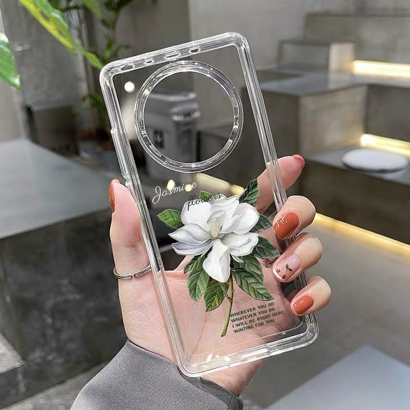 黛青茉莉适用于华为Mate40pro手机壳太空壳Mate30保护套P40透明P30女epro全包nova9防摔8软7新款mt50RS保时捷