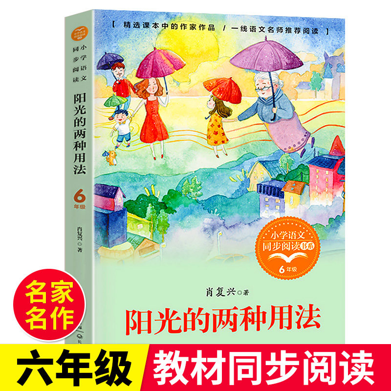 阳光的两种用法正版肖复兴原著完整版书籍六年级必读课外书精选课本中