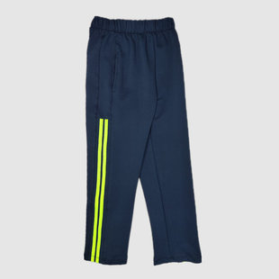 承德隆化县学生校服裤子中性男女班服直筒裤棉质舒适半截双绿杠