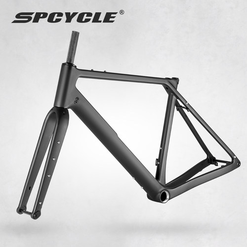 Spcycle半内走线碳纤维gravel车架UDH尾勾破风砾石自行车车架瓜车
