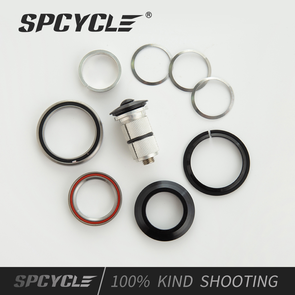 碳纤维自行车锥管全隐藏碗组42mm 52mm  1-1/8"-1-1/2"内置锥形