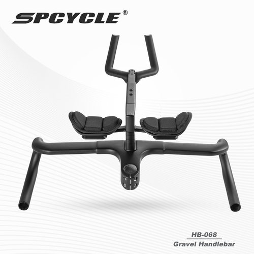 Spcycle全内走碳纤维砾石车把超轻破风一体把含休息把外扩瓜车把