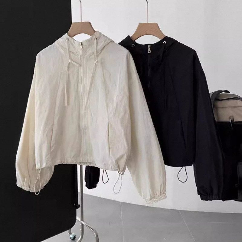 掌柜力推G级感冲锋衣防晒外套女2024夏季新款小众韩系休闲宽松透