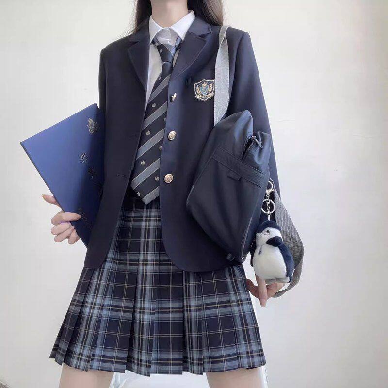三粒扣西服/ 原创JK制服日式制服/日系学院风小西装上衣外套女生