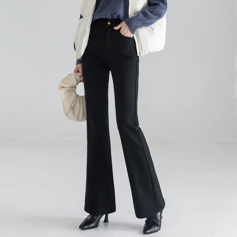 加绒牛仔裤女冬季加厚2025年新款