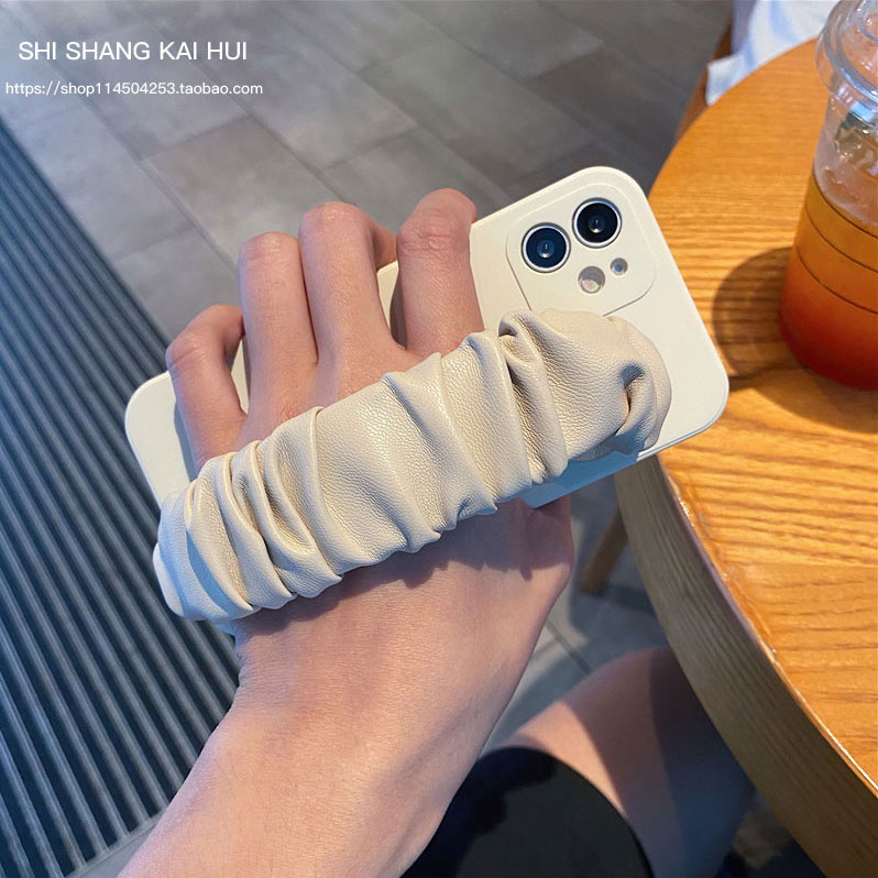 褶皱腕带reno6手机壳个性