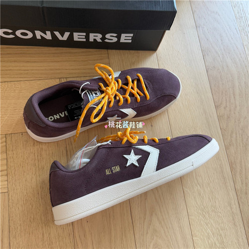 CONVERSE匡威Classic Trainer金标复古深红德训运动休闲鞋A17502C