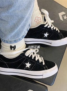 板鞋匡威经典时尚复古反毛皮