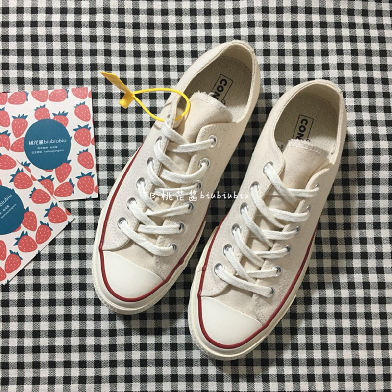 桃花converse三星白色