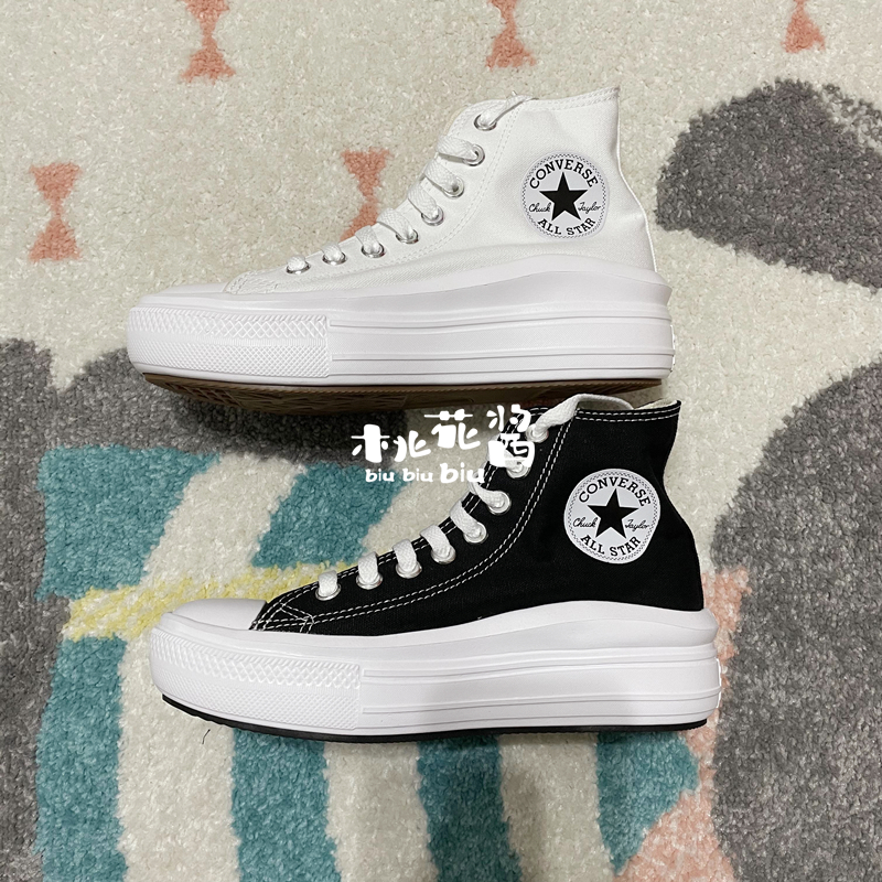 converse匡威move厚底休闲女鞋