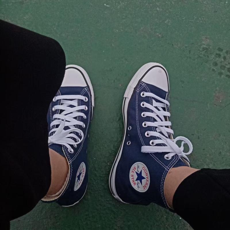 CONVERSE匡威 allstar蓝紫色高帮帆布鞋 167630