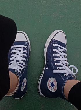 CONVERSE匡威 allstar蓝紫色高帮帆布鞋 167630