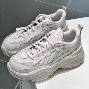 老爹鞋 厚底裸粉色运动鞋 IG6049 W女鞋 adidas阿迪达斯三叶草OZGAIA