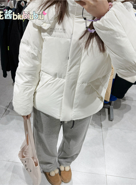 New BalanceNB冬季新款女白休闲保暖面包羽绒服NPE43012 NPE43032