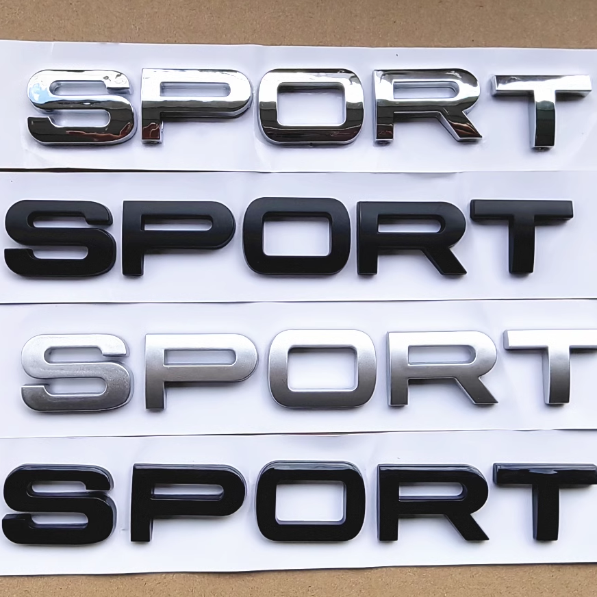 适用路虎揽胜运动版发现神行SPORT车标改装字标HSE后尾箱字母车贴
