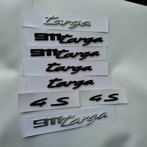 新款保时捷992车标后尾英文字母911targa4S叶子板侧标标志字母贴