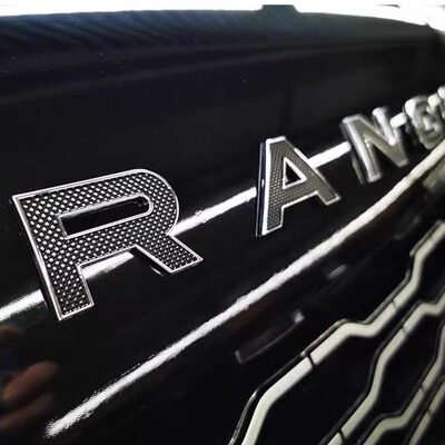 路虎揽胜sv版车标 RANGE ROVER英文字母贴行政运动机盖标尾标改装