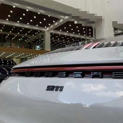 新款保时捷992车标911尾标carrera4S连体字母Turbo后备箱个性标识