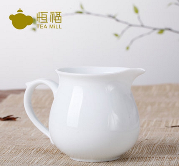恒福正品 功夫茶具福尚茶海 白瓷茶海 公道杯分茶器茶道配件